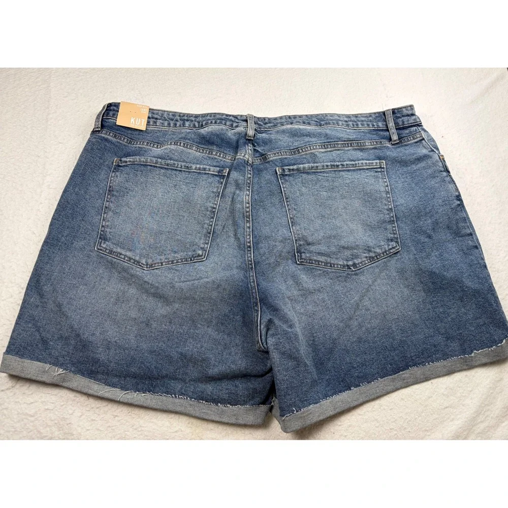NWT Kut from the Kloth Jane High Rise Denim Shorts Size 24W Plus